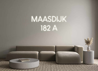 Custom Neon: MAASDIJK
182 A