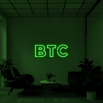 BTC' LED Neon Lamp