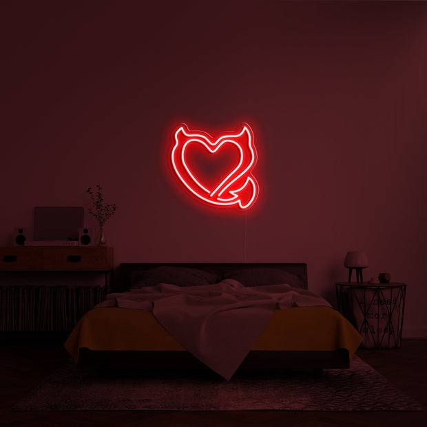 Bad Heart' LED Neon Verlichting