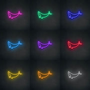 Whale' Neon Sign