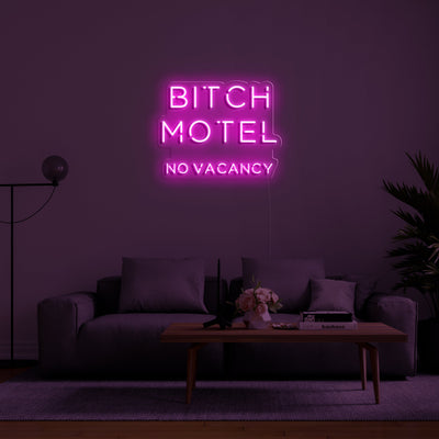Bitch Motel' LED Neon Sign