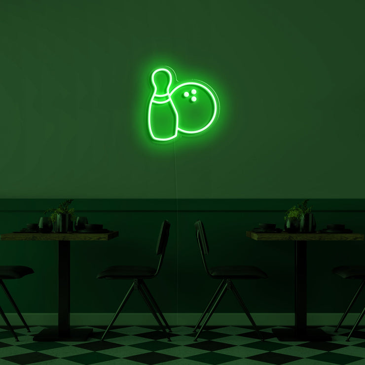 'Bowling' LED Neon Sign