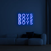 BOYS BOYS BOYS' Neon Verlichting