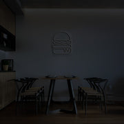 Burger' Neon Sign