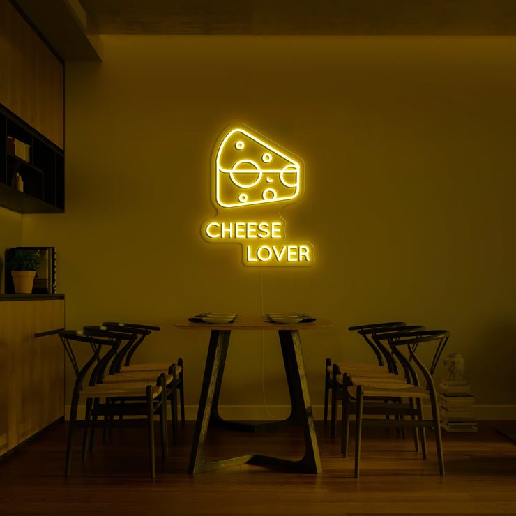 Cheese Lover' LED Neon Verlichting