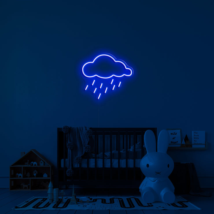 Rainy Cloud' LED Neon Sign