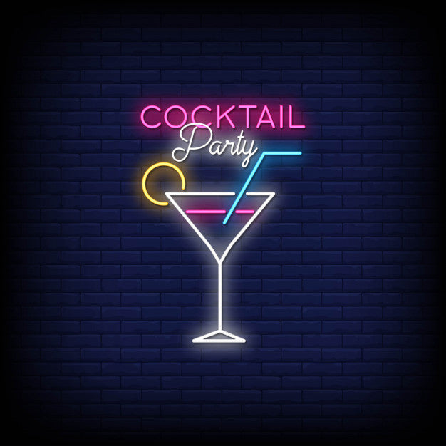 Cocktail Party Neon Sign