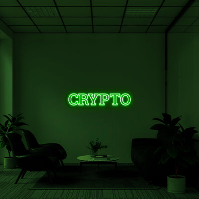 Crypto' LED Neon Lamp