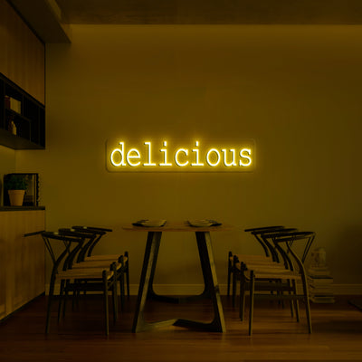 Delicious' LED Neon Sign