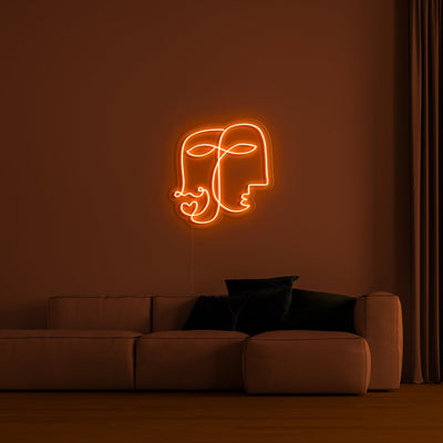 'Double face' Neon Sign