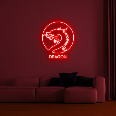 Dragon' LED Neon Lamp