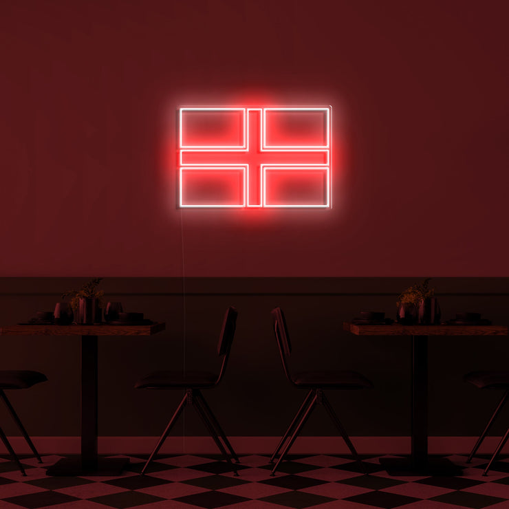 'England Flag' LED Neon Sign