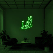 Falling' Neon Sign
