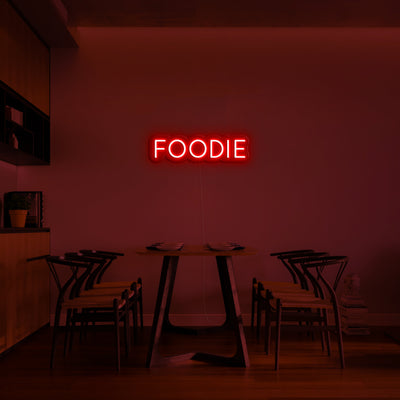 Foodie' LED Neon Sign