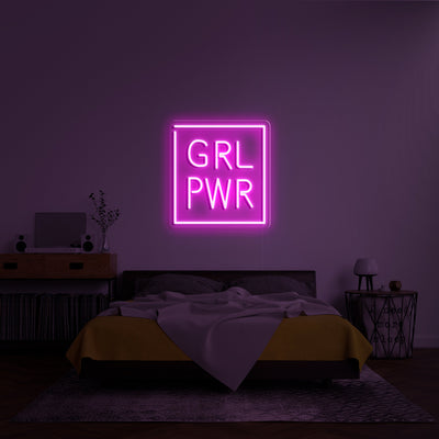 'GRL PWR' Neon Sign