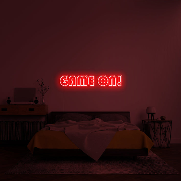 'Game on' V2 LED Neon Lamp