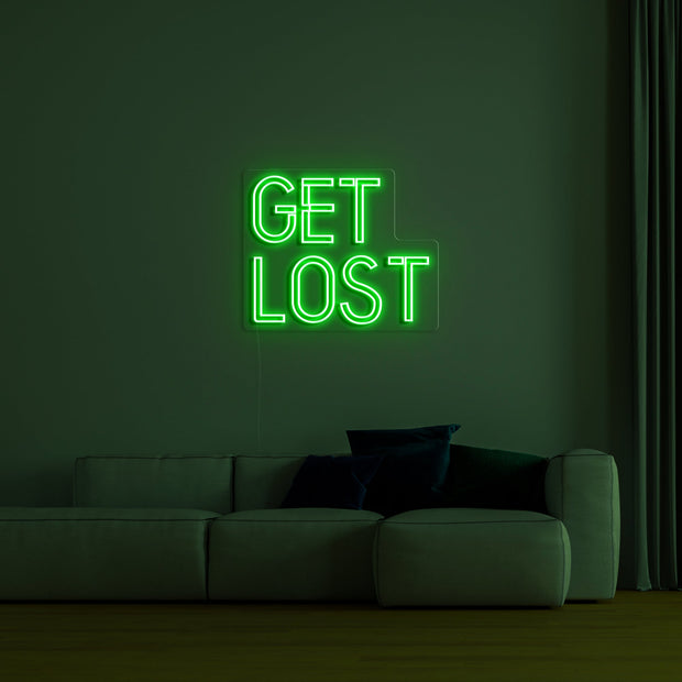 Get lost' LED Neon Lamp