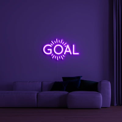 'Goal' LED Neon Sign