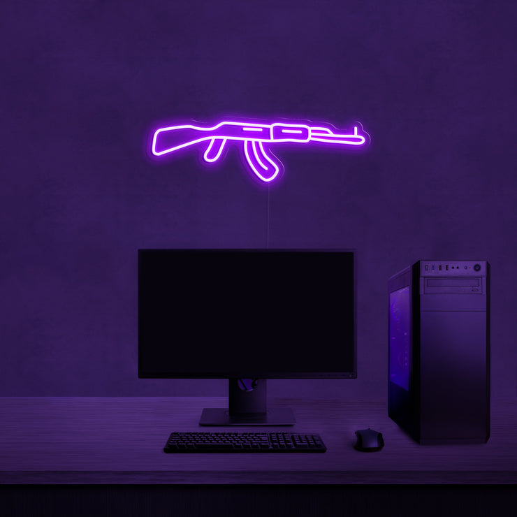 Gun' LED Neon Lamp
