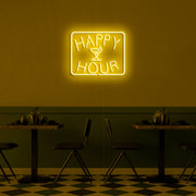 Happy Hour' Neon Sign