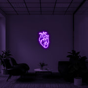 Human Heart' Neon Sign