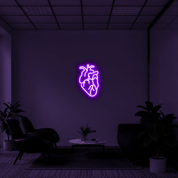 Human Heart' Neon Sign
