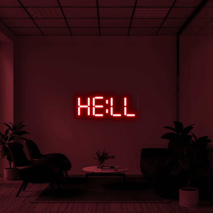 Hell' LED Neon Sign