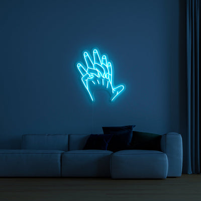 Holding hands' LED Neon Verlichting