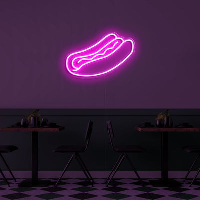 Hot Dog' LED Neon Sign