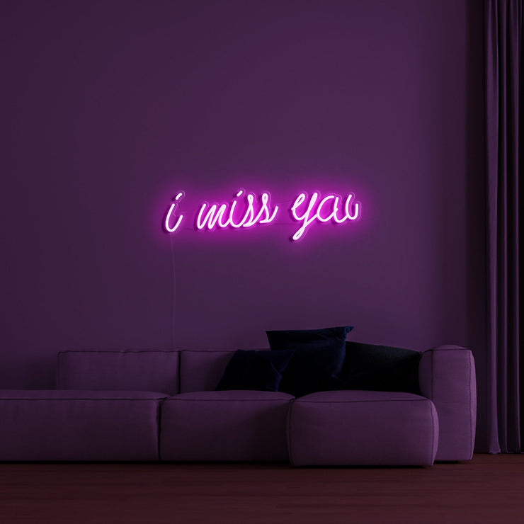 'I miss you' LED Neon Verlichting