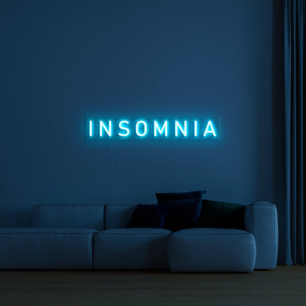 Insomnia' LED Neon Lamp