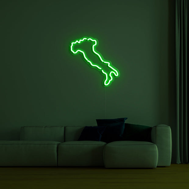 Italy' Neon Sign