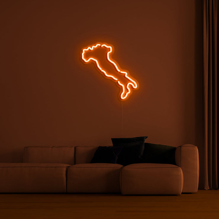 Italy' Neon Sign