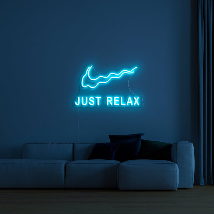 Just Relax' LED Neon Sign