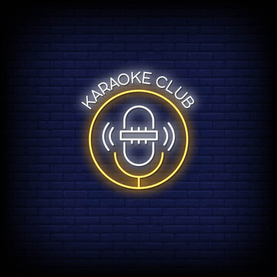 Karaoke Club Neon Sign