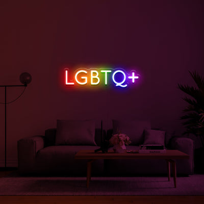 'LGBTQ+' LED Neon Verlichting