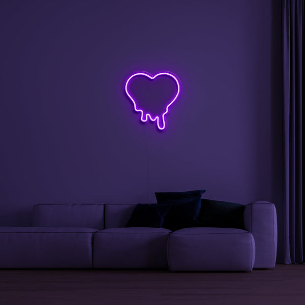 Melting Heart LED Neon Verlichting