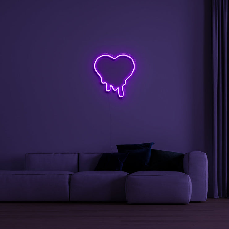 Melting Heart LED Neon Verlichting