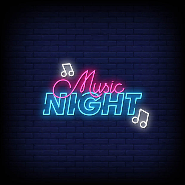 Music Night Neon Sign