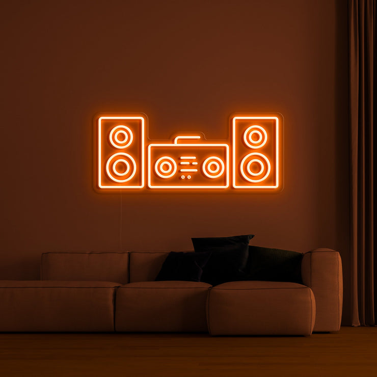 Music System' LED Neon Lamp