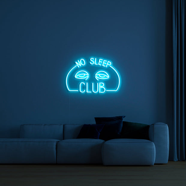 No Sleep Club' LED Neon Lamp