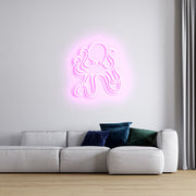 Octopus' Neon Sign