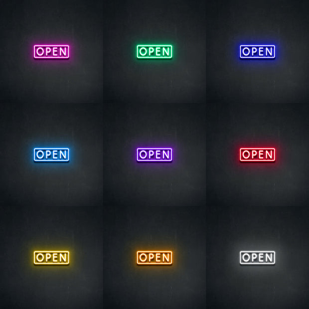 Open' v2 Neon Sign