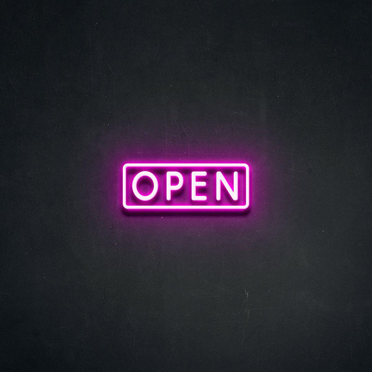 Open' v2 Neon Sign