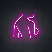 Side Boob Neon Sign