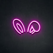 Bunny Ears' Neon Sign