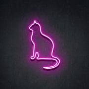 Peaceful Cat' Neon Sign