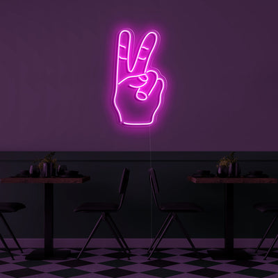 Peace' LED Neon Sign
