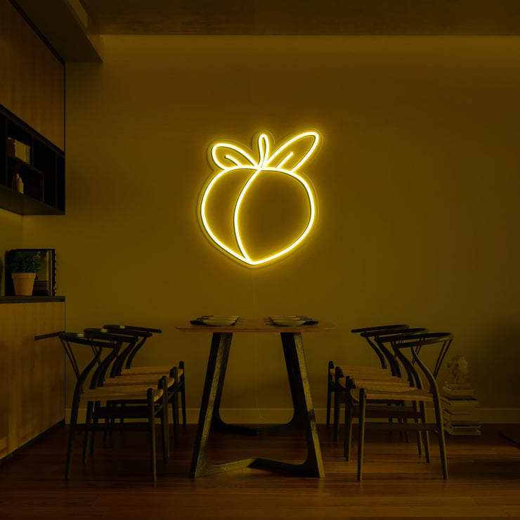 Peach' LED Neon Sign