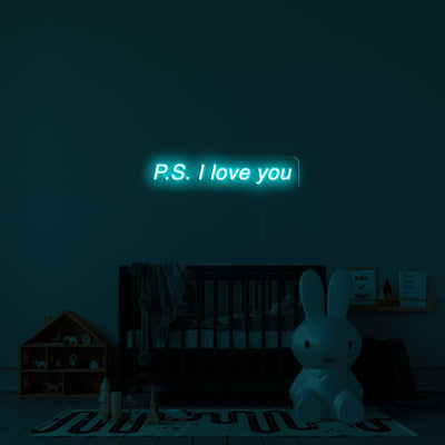 'P.S. I love you' LED Neon Verlichting